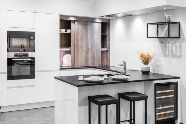 Witte design keuken