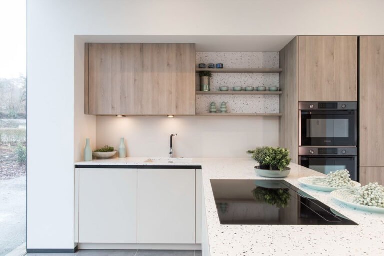 Lichte houten keuken