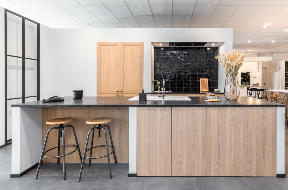 landelijke keuken in hout