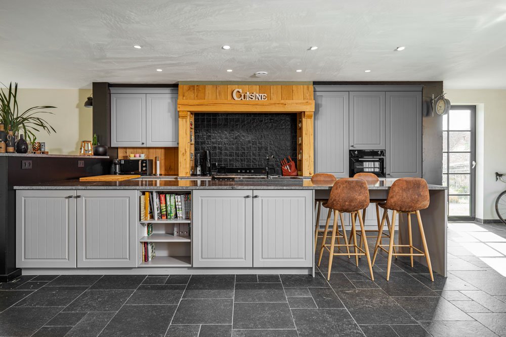 Landelijke keuken met robuuste look