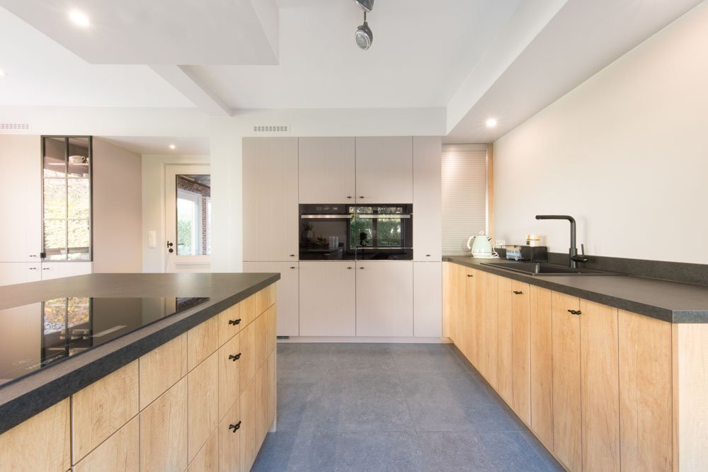landelijke keuken met hout